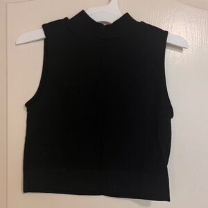 Teen Girl Black Basic Top